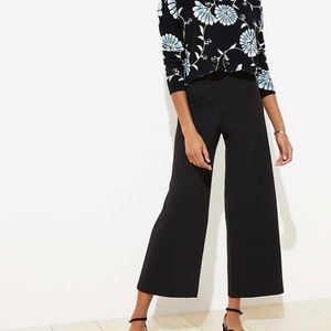 Loft Wide leg black pants